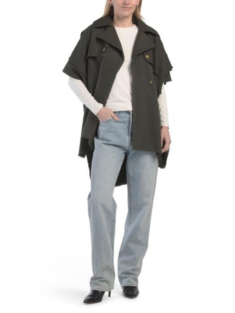 RAG & BONE Wool Blend Poncho